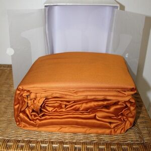 Buffy Sheet Set – Lyocell – Warm Terracotta / Rust